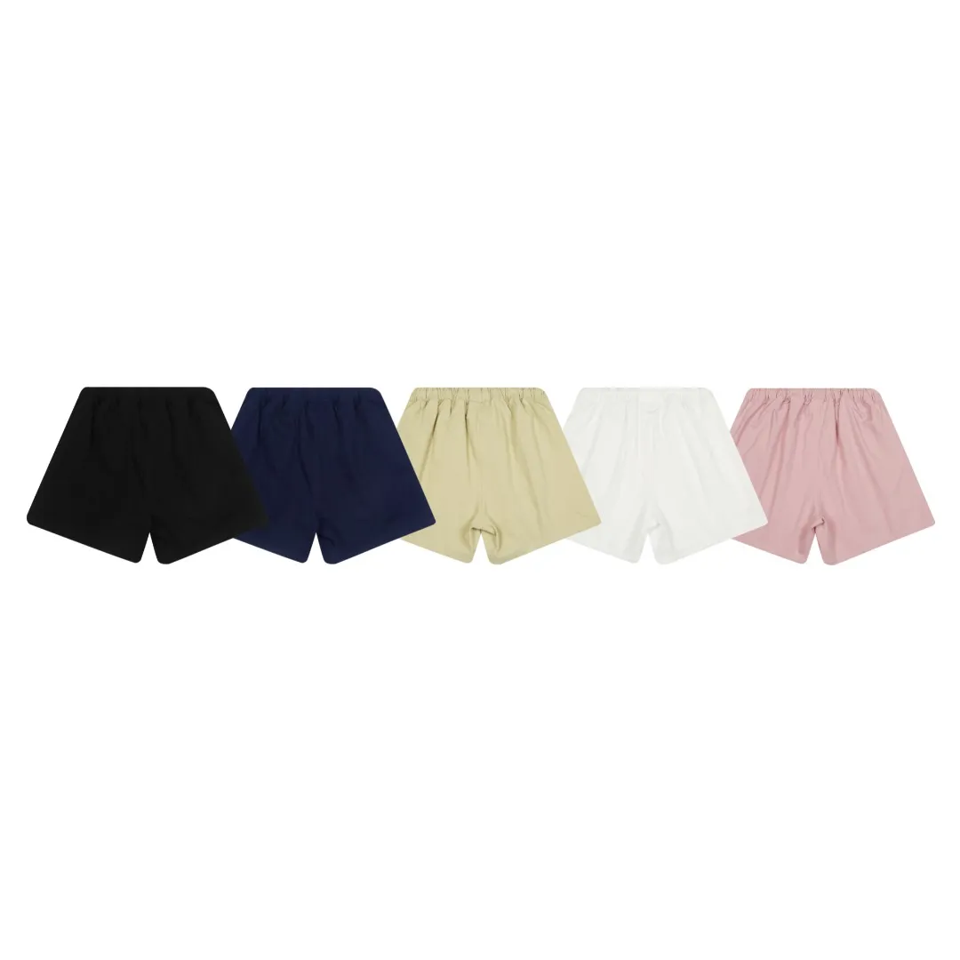 P146 White background picture [popular in summer] Style number: 25051# Color: black/navy blue/khaki/off-white/matte pink Size: S to 100% restoration of workmanship, fake placket design with front waves, double stitched lines covering the independent waistband, 0.6 thread pressure for the whole garment ✅ - RL/women's classic drawstring cotton shorts, super long and wide-leg style, the upper body does not stick to the legs, breathable and cool, drawstring elastic waist, easy to wear and match, all shirts and short-sleeved suits are good-looking. If you like the lazy style, you must buy the refreshing commuting OOTD, practical and full, a must-have item for the summer wardrobe, clean and refreshing